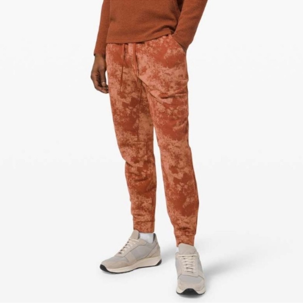Lululemon City Sweat French Terry Terracotta Desert Sun Orange Joggers